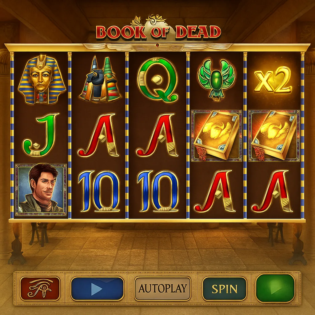 KingMaker - Book of Dead Slot Game - Égypte Ancienne