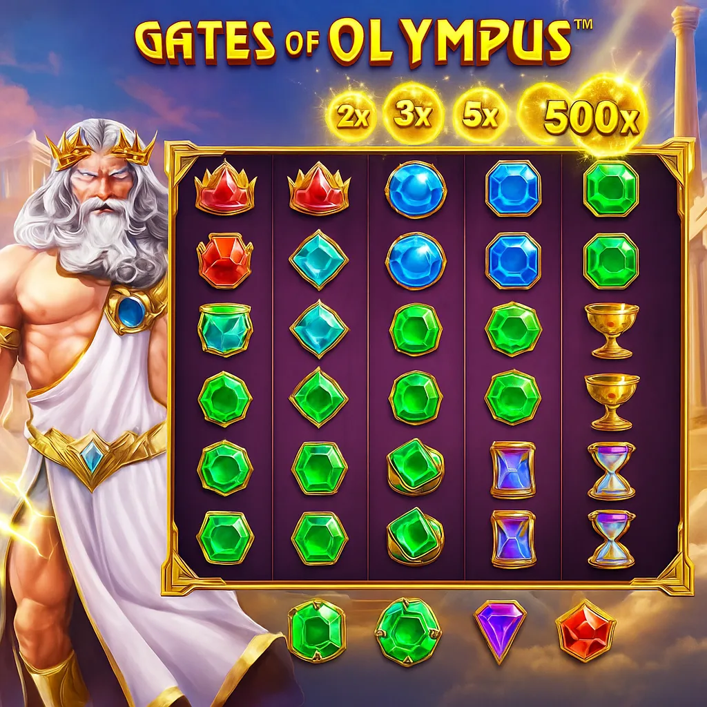KingMaker - Gates of Olympus Slot Game - Bonus Zeus